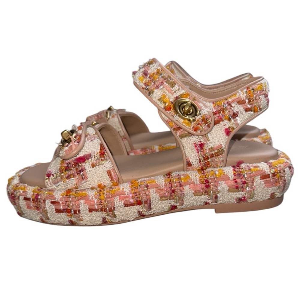Coach Tweed Sandals - Picture 2 of 8